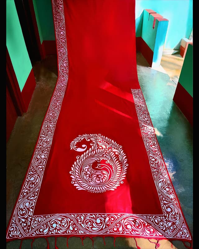 Cotton saree